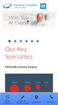 Mobile Screenshot of parkwayhospitals.com